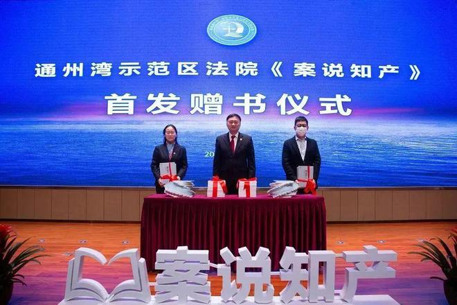 通州湾法院知识产权巡回审判点揭牌刘坤院长出席开云体育 开云官网(图10)